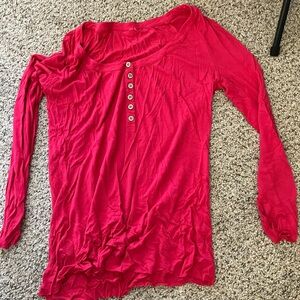 Women's Pink Pajama Top